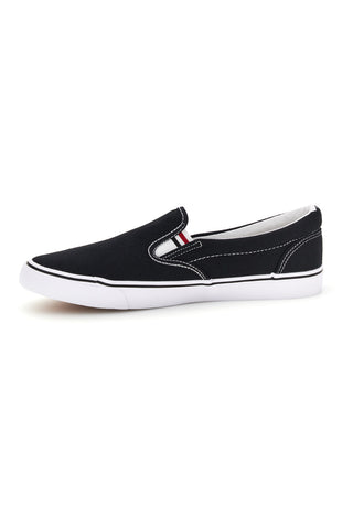 Sneakers Slip-On Nere in Tessuto 2t2l 24X030