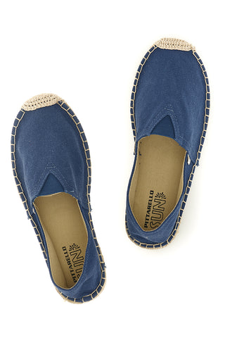 Espadrillas blu in tessuto Pittarello sun SGMS2510