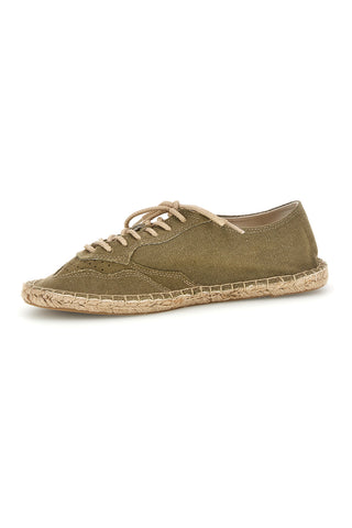 Espadrillas verdi con lacci in tessuto Pittarello sun SGMS2508