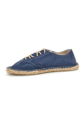 Espadrillas blu con lacci in tessuto Pittarello sun SGMS2508