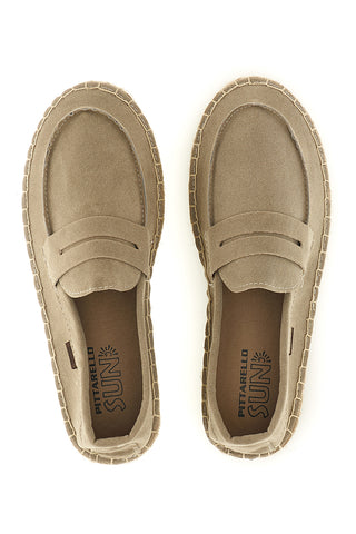 Beige Espadrilles aus Textil Pittarello Sonne SG24L313