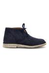 Blaue Schnürstiefeletten aus Leder Ptr 2902