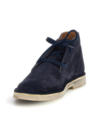 Blaue Schnürstiefeletten aus Leder Ptr 2902