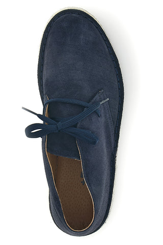 Blaue Schnürstiefeletten aus Leder Ptr 2902