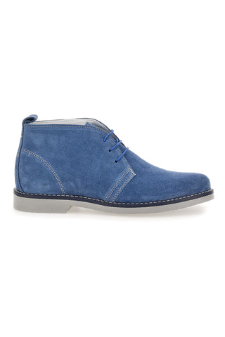 Polacchini blu in vera pelle Pittarello 570