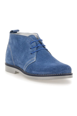 Pittarello 570 echtes Leder blau Stiefelette