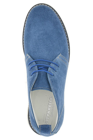 Polacchini blu in vera pelle Pittarello 570