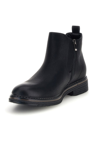Stivaletti Chelsea neri con zip laterale e suola a contrasto Jerpoint 2Y5285