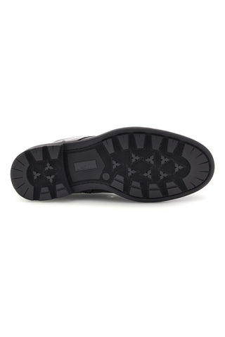 Stivaletti kaki stringati effetto vissuto con zip laterale Jerpoint 9Y1737