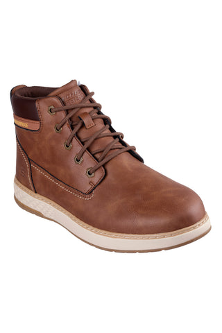 Sneakers marroni mid-cut impermeabili Skechers Garlan Deno