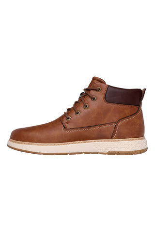 Sneakers marroni mid-cut impermeabili Skechers Garlan Deno