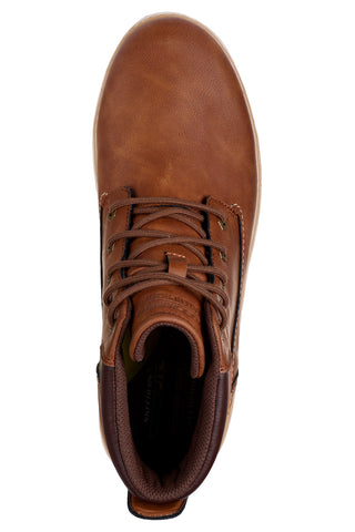 Sneakers marroni mid-cut impermeabili Skechers Garlan Deno