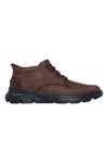 Braune Slip-Ins-Stiefeletten von Skechers Arch Fit Garza Ridley