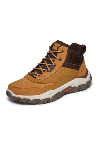 Scarponcini ocra con suola Goodyear Skechers Santoro Hopkins