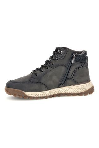 Sneakers alte grigie con colletto imbottito e dettagli a contrasto Mustang 36M0021004