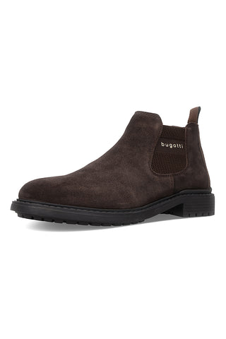Braune Chelsea-Stiefeletten aus Leder von Bugatti 311ayk3114006100