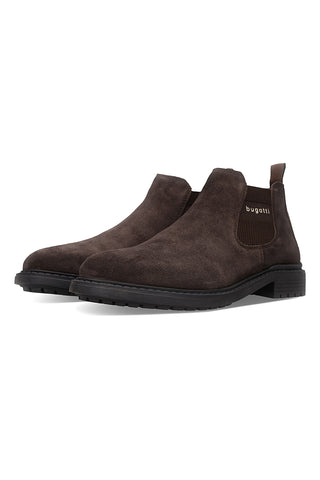 Braune Chelsea-Stiefeletten aus Leder von Bugatti 311ayk3114006100