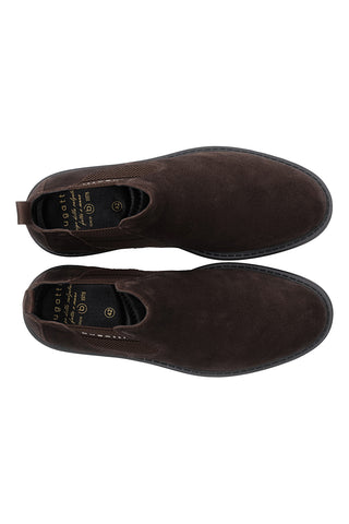 Braune Chelsea-Stiefeletten aus Leder von Bugatti 311ayk3114006100