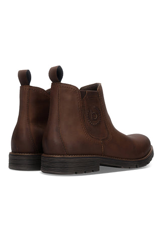 Braune Chelsea-Stiefeletten aus Leder von Bugatti 321AYF3212006300
