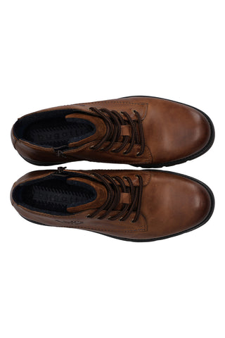 Braune Lederstiefeletten von Bugatti 321AYF3112006300