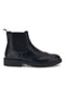 Stivaletti Chelsea neri con decori brogue e suola carrarmato Johes land 1681312