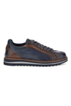 Sneaker Blu e Marrone in Pelle con Dettaglio Pitonato Pittarello eco 26276002