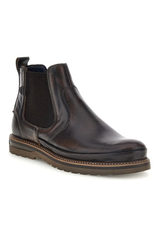 Braune Beatles-Stiefeletten mit Gummizug von Pittarello, Art.-Nr. 262480052