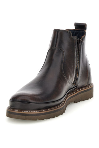 Braune Beatles-Stiefeletten mit Gummizug von Pittarello, Art.-Nr. 262480052
