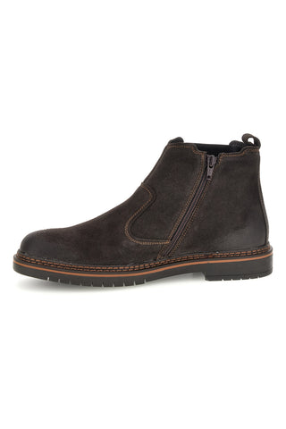 Braune Beatles-Stiefeletten aus Leder mit Gummizug von Pittarello, Art.-Nr. 262520020