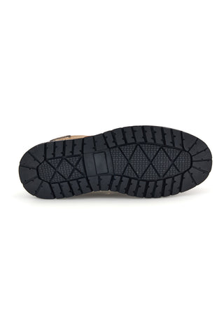 Anfibi cuoio con lacci e suola carrarmato Marina militare MM973