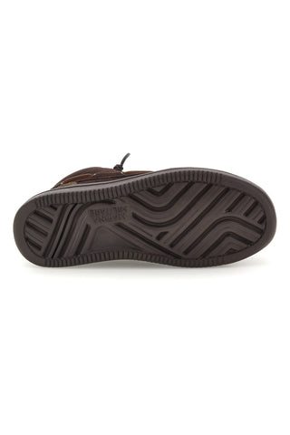 Polacchine marroni in camoscio con lacci Marina militare Mm1721