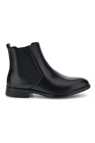 Stivaletti Chelsea neri con elastico e zip laterale Longford 2112