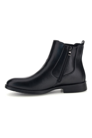 Stivaletti Chelsea neri con elastico e zip laterale Longford 2112