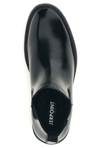 Stivaletti Chelsea neri con elastici laterali Jerpoint A8745