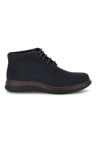 Polacchini nere stringate con suola leggera a contrasto Claremorris 827382