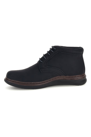 Polacchini nere stringate con suola leggera a contrasto Claremorris 827382