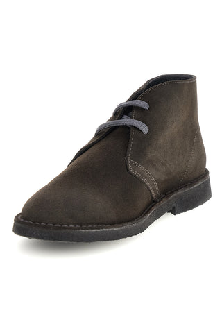 Polacchini Desert Boot Fumo in Scamosciato Ptr 87510