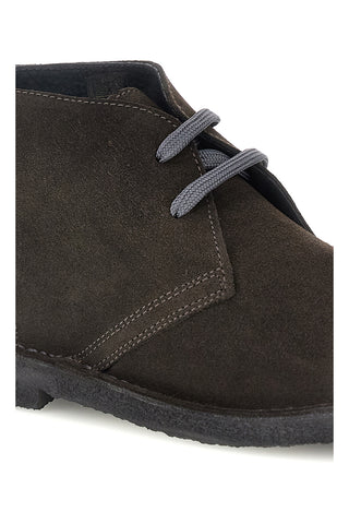 Polacchini Desert Boot Fumo in Scamosciato Ptr 87510