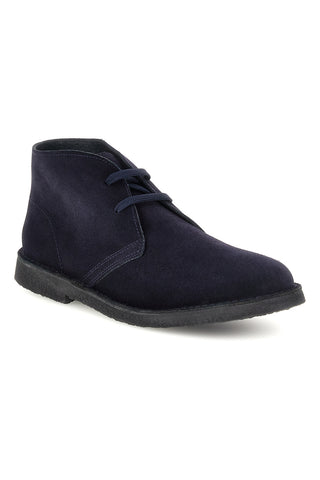 Polacchini Desert Boot Blu in Scamosciato Ptr 87510