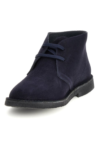 Polacchini Desert Boot Blu in Scamosciato Ptr 87510