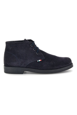 Polacchini blu in pelle scamosciata Pittarello 2810