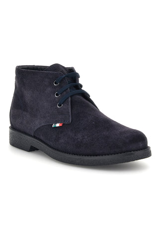 Polacchini blu in pelle scamosciata Pittarello 2810