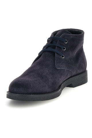 Polacchini blu in pelle scamosciata Pittarello 2810