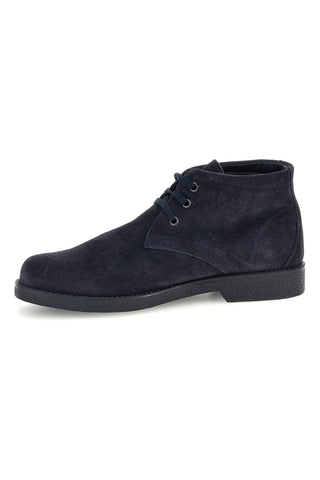 Polacchini blu in pelle scamosciata Pittarello 2810