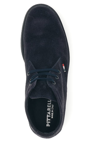 Polacchini blu in pelle scamosciata Pittarello 2810