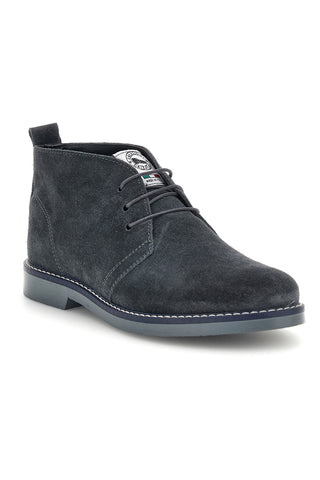 Polacchini blu in pelle scamosciata Made in Italy Pittarello 2812