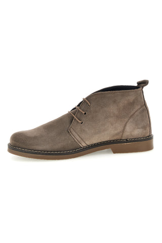 Polacchini tortora in pelle scamosciata Made in Italy Pittarello 2812