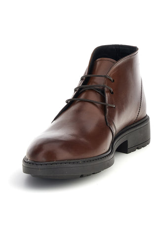Braune Lederstiefeletten „Made in Italy“ von Pittarello, Modell Focus 625