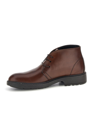Braune Lederstiefeletten „Made in Italy“ von Pittarello, Modell Focus 625