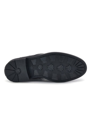Schwarze Chelsea-Stiefeletten aus Leder, Made in Italy, Pittarello Focus 042